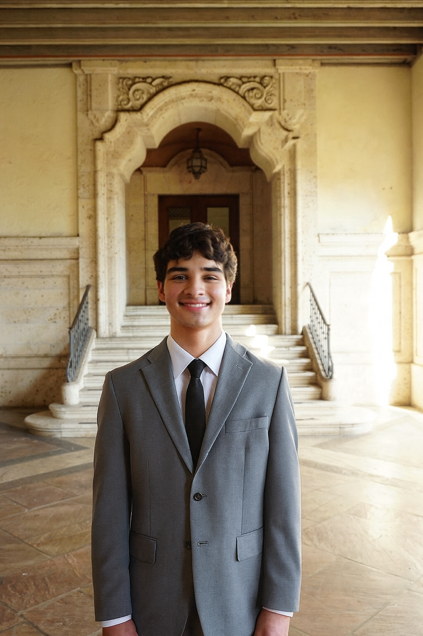Jaden playing basketball